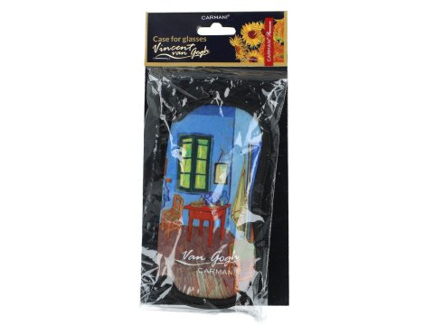 Etui pokrowiec futerał na okulary V. van Gogh Pokój 16 x 16,5 cm Carmani